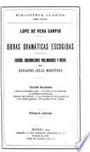 Obras dramáticas escogidas