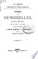 Obras dramáticas: Pension de demoiselles ...