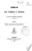 Obras en verso y prosa de D. Juan Gualberto González