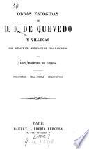Obras escogidas de D.F. de Quevedo y Villegas