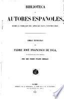 Obras escogidas del padre José Francisco de Isla