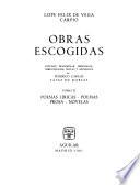 Obras escogidas: Poesías líricas. Poemas. Prosa. Novelas