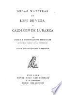 Obras maestras de Lope de Vega y Calderon de la Barca