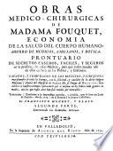 Obras medico-chirurgicas, economia de la salud del cuerpo humano