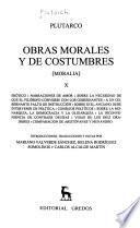 Obras morales y de costumbres