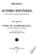 Obras orginales del conde de Florida-blanca