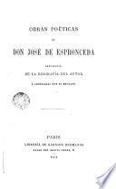 Obras poéticas de don José de Espronceda