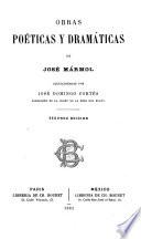 Obras poéticas y dramáticas de José Mármol