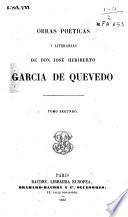 Obras poéticas y literarias de José Heriberto García de Quevedo