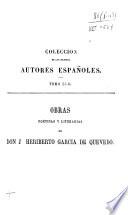 Obras poéticas y literarias de José Heriberto García de Quevedo
