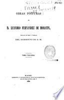 Obras póstumas de D. Leandro Fernández de Moratín: (1868. 424 p.)