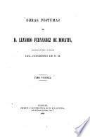 Obras póstumas de Leandro Fernández de Moratín
