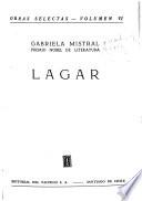 Obras selectas [de] Gabriela Mistral [pseud.]