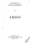 Obras selectas de Luis de Castresana: Adiós