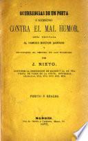 Occurrencias de un poeta ó Remedio contra el mal humor