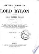 Oeuvres complètes de Lord Byron