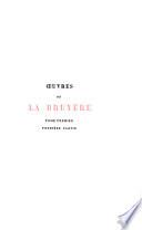 Oeuvres de La Bruyère