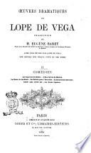 Oeuvres dramatiques de Lope de Vega traduction de Eugène Baret