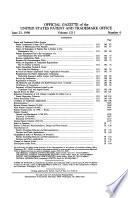 Official Gazette of the United States Patent and Trademark Office