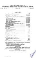 Official Gazette of the United States Patent and Trademark Office