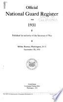 Official National Guard Register (Army)