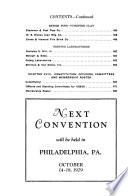 Official Proceedings for the Annual Convention