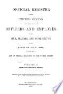 Official Register of the United States