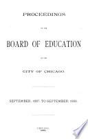 Official Report of the Proceedings of the Board of Education of the City of Chicago