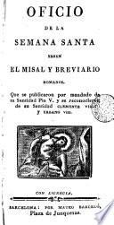 Oficio de la Semana Santa