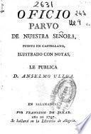 Oficio parvo de Nuestra Señora