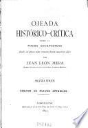 Ojeada histórico-crítica sobre la poesía ecuatoriana