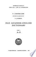 Old Javanese-English Dictionary