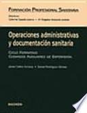 Operaciones administrativas y documentación sanitaria