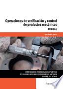 Operaciones de verificación y control de productos mecánicos