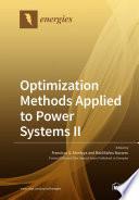 Optimization Methods Applied to Power Systems Ⅱ