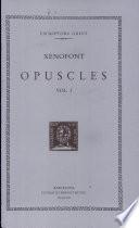 Opuscles, vol. I: Hieró. Agesilau. La República dels lacedemonis