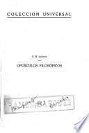 Opúsculos filosóficos