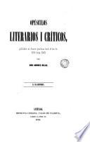 Opúsculos literarios y críticos