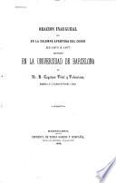 Oracion inaugural que en la solemne apertura del curso de 1876 à 1877