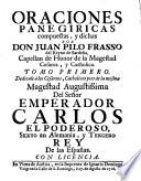 Oraciones panegiricas (etc.)