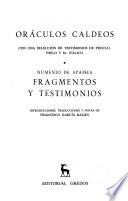 Libro Oráculos caldeos
