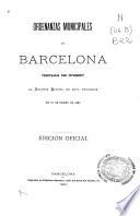 Ordenanzas municipales de Barcelona