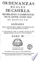 Ordenanzas Reales de Castilla