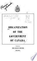 Organization of the Government of Canada