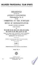 Organized Professional Team Sports