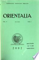 Orientalia