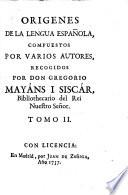 Origenes de la lengua española, compuestos
