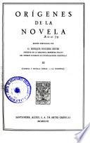 Origenes de la novela: Cuentos y novelas cortas; La Celestina