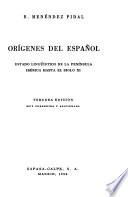 Origenes del espanol