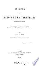Origines du patois de la Tarentaise